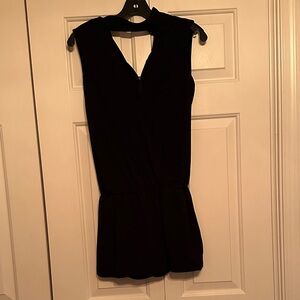 Saks Fifth Avenue Elegant Black Romper.